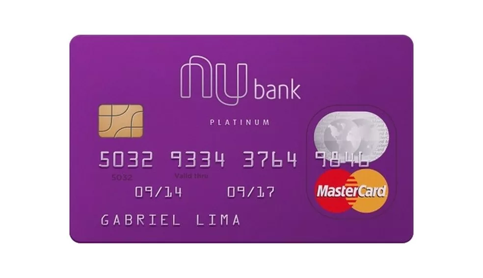 Cartão de crédito Nubank Mastercard Platinum mais funcionalidades