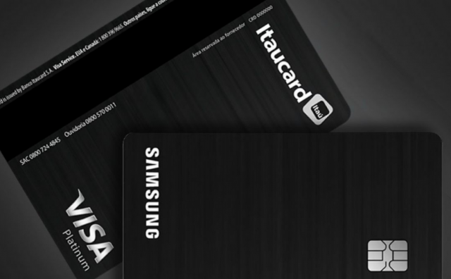 Cartão Samsung Itaucard sem anuidade