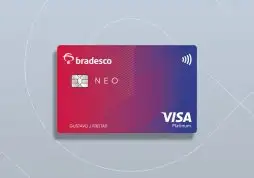 Cartão de Crédito Bradesco Neo Visa Platinum: Sem Anuidade