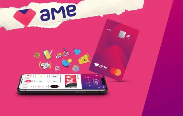 Cartão de crédito pré-pago Ame: com cashback