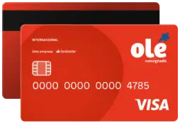 Cartão de crédito Olé Consignado: sem anuidade