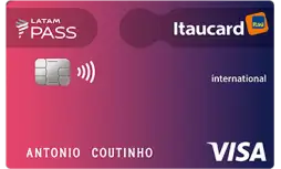 Cartão de crédito LATAM Pass International Visa: Inclui pontos