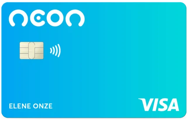 Cartão de crédito Neon Visa Internacional: Cartão que não possui anuidade