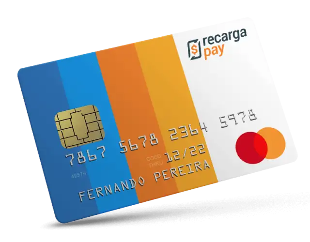 Cartão de crédito RecargaPay: Negativados são aceitos.