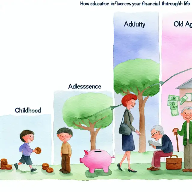 Como a Educação Influencia Suas Decisões Financeiras ao Longo da Vida